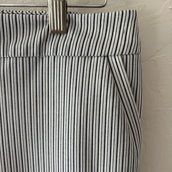 CHICOS | Womens So Slimming Pinstripe Straight Leg  Size M 10 Chico’s size 1.5 - Picture 7 of 11